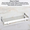 MOTIQO Stainless Steel Bathroom Organiser, Bathroom Shelves, Rack and Shelf, Chrome Mirror Finish (15x5 Inches, Pack-2) - Image 6